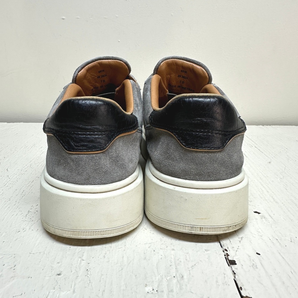 Allen Edmonds Oliver Men's Slip On Stretch Lace Grey Suede Sneakers 7 D‎ - Picture 7 of 11